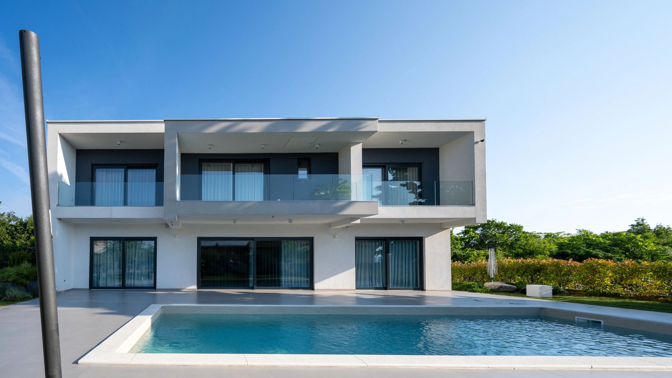 Casa moderna para promoción de venta inmobiliaria